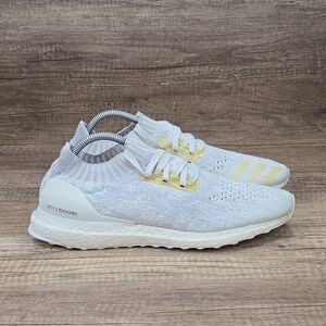 Adidas Ultra Boost Uncaged Men's Size 9 White Gray Running Shoes (BY2549)